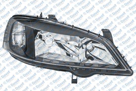 HELLA 1EG007640-401 Far Sol Siyah Astra G 03> Tanim Lt